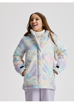 Reserved - Ocieplana kurtka z kapturem - wielobarwny ze sklepu Reserved w kategorii Kurtki dziewczęce - zdjęcie 187539907