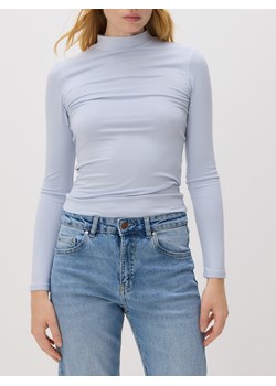 Reserved - Longsleeve z włóknami bambusowymi - jasnoniebieski ze sklepu Reserved w kategorii Bluzki damskie - zdjęcie 187540148