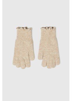 Rękawiczki beżowe ze sklepu Moodo.pl w kategorii Rękawiczki damskie - zdjęcie 187540336