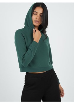 Sinsay - Bluza hoodie basic - zielony ze sklepu Sinsay w kategorii Bluzy damskie - zdjęcie 187540629