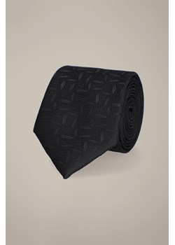 Krawat Czarny Wzór Geometryczny ze sklepu Lancerto S.A. w kategorii Krawaty - zdjęcie 187541048