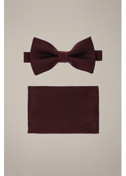 Mucha Bordowa z Poszetką Wzór ze sklepu Lancerto S.A. w kategorii Muchy - zdjęcie 187541057