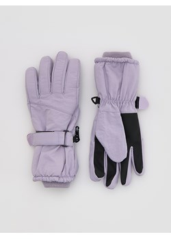 Reserved - Rękawiczki narciarskie - lawendowy ze sklepu Reserved w kategorii Rękawiczki dziecięce - zdjęcie 187541249