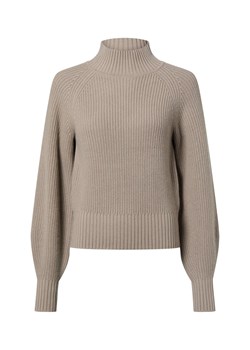 HUGO Damski sweter z dzianiny z wełną i kaszmirem - Sorellasio Kobiety taupe jednolity ze sklepu vangraaf w kategorii Swetry damskie - zdjęcie 187541535