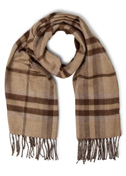 Lauren Ralph Lauren Damski tkany szal z zawartością wełny Kobiety brązowy w kratkę ze sklepu vangraaf w kategorii Szaliki i chusty damskie - zdjęcie 187541549