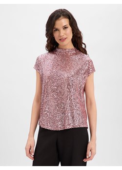 Ambiance Damska koszula z cekinami Kobiety Dzianina drzewo różane jednolity ze sklepu vangraaf w kategorii Bluzki damskie - zdjęcie 187541555