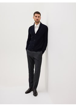 Reserved - Kardigan z wełną - granatowy ze sklepu Reserved w kategorii Swetry męskie - zdjęcie 187541658