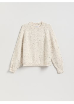 Reserved - Wzorzysty sweter - złamana biel ze sklepu Reserved w kategorii Swetry damskie - zdjęcie 187541696