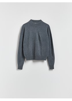 Reserved - Sweter z wełny merino - ciemnoszary ze sklepu Reserved w kategorii Swetry damskie - zdjęcie 187541739