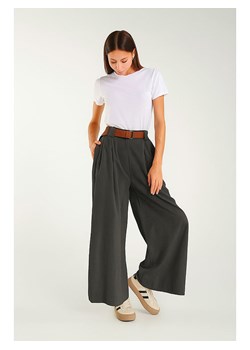 Tamba Kuloty w kolorze antracytowym ze sztruksu babycord ze sklepu Limango Polska w kategorii Spodnie damskie - zdjęcie 187542179