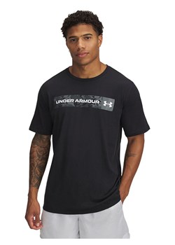 Under Armour Koszulka sportowa &quot;Camo&quot; w kolorze czarnym ze sklepu Limango Polska w kategorii T-shirty męskie - zdjęcie 187542185