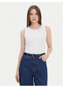 JOOP! Top 30040191 Biały Slim Fit ze sklepu MODIVO w kategorii Bluzki damskie - zdjęcie 187543266