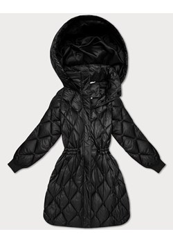 Obszerna zimowa kurtka damska oversize Minority czarna (M2-6518-1) ze sklepu goodlookin.pl w kategorii Kurtki damskie - zdjęcie 187543545