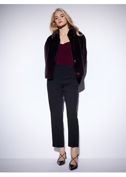 Mohito - Czarne spodnie z prostą nogawką - czarny ze sklepu Mohito w kategorii Spodnie damskie - zdjęcie 187543857