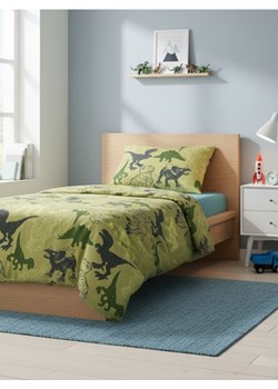 Sinsay - Komplet pościeli w dinozaury - zielony ze sklepu Sinsay w kategorii Dekoracje bożonarodzeniowe - zdjęcie 187544426