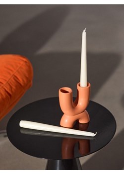 Sinsay - Świecznik ceramiczny - pomarańczowy ze sklepu Sinsay w kategorii Świeczniki - zdjęcie 187544448