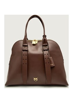 Pinko Skórzany kuferek BOWLING BAG ze sklepu Gomez Fashion Store w kategorii Kuferki - zdjęcie 187545206