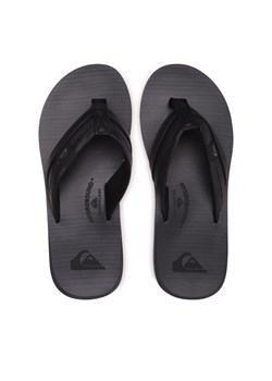 Japonki Quiksilver AQYL100886 Czarny ze sklepu eobuwie.pl w kategorii Klapki męskie - zdjęcie 187545235