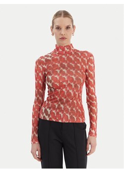 Bardot Bluzka Alba 60287TB Czerwony Slim Fit ze sklepu MODIVO w kategorii Bluzki damskie - zdjęcie 187545347