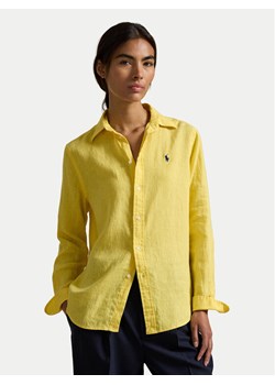 Polo Ralph Lauren Koszula 211970730502 Żółty Regular Fit ze sklepu MODIVO w kategorii Koszule damskie - zdjęcie 187545349