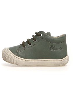 Naturino Skórzane buty &quot;Cocoon&quot; w kolorze ciemnozielonym do nauki chodzenia ze sklepu Limango Polska w kategorii Buciki niemowlęce - zdjęcie 187546237