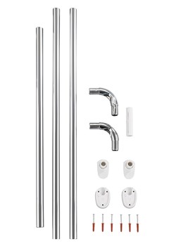 Wenko Drążek prysznicowy w kolorze srebrnym ze sklepu Limango Polska w kategorii Akcesoria łazienkowe - zdjęcie 187546587