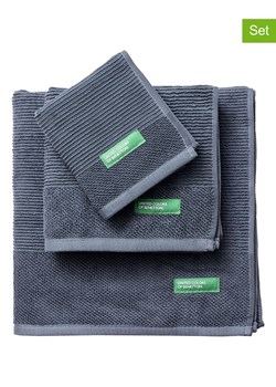 Benetton 3-częściowy zestaw ręczników w kolorze szarym ze sklepu Limango Polska w kategorii Ręczniki - zdjęcie 187546898