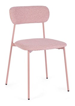Bizzotto Krzesło &quot;Inka&quot; w kolorze jasnoróżowym do jadalni - 45 x 78 x 49 cm ze sklepu Limango Polska w kategorii Meble - zdjęcie 187547047