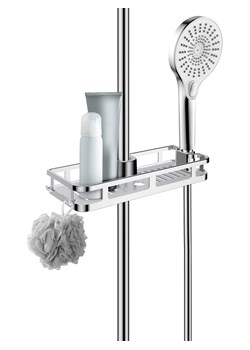 Wenko Regał prysznicowy w kolorze srebrnym ze sklepu Limango Polska w kategorii Akcesoria łazienkowe - zdjęcie 187547066