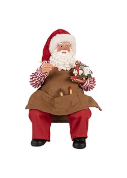 Clayre &amp; Eef Figurka dekoracyjna w kolorze jasnobrązowo-czerwonym - 13 x 28 x 10 cm ze sklepu Limango Polska w kategorii Dekoracje - zdjęcie 187547119