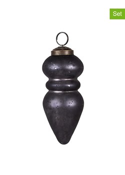 Clayre &amp; Eef Bombki (2 szt.) w kolorze fioletowym - Ø 11,5 cm ze sklepu Limango Polska w kategorii Dekoracje bożonarodzeniowe - zdjęcie 187547187