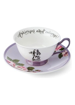 Mikasa Filiżanka &quot;Alice in Wonderland&quot; w kolorze fioletowym do herbaty - 220 ml ze sklepu Limango Polska w kategorii Dzbanki i zaparzacze - zdjęcie 187547266
