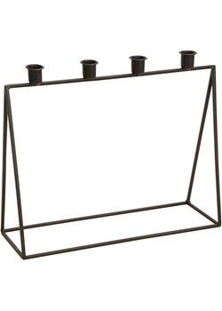 POSIWIO Świecznik w kolorze czarnym - 38 x 31 x 11 cm ze sklepu Limango Polska w kategorii Świeczniki - zdjęcie 187547276