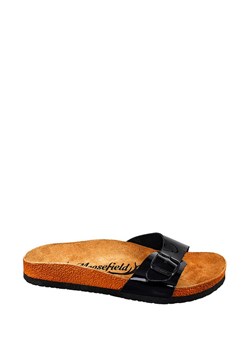 Moosefield Skórzane klapki w kolorze czarnym ze sklepu Limango Polska w kategorii Klapki damskie - zdjęcie 187547708