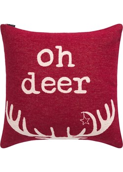 David Fussenegger Poszewka &quot;Silvretta - Oh Deer&quot; w kolorze czerwonym na poduszkę ze sklepu Limango Polska w kategorii Poduszki dekoracyjne - zdjęcie 187548377