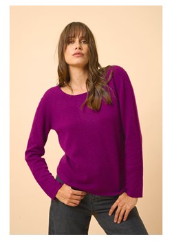 Just Cashmere Kaszmirowy sweter &quot;Fiona&quot; w kolorze fioletowym ze sklepu Limango Polska w kategorii Swetry damskie - zdjęcie 187548416
