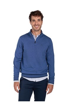 The Time of Bocha Sweter w kolorze niebieskim ze sklepu Limango Polska w kategorii Swetry męskie - zdjęcie 187548449