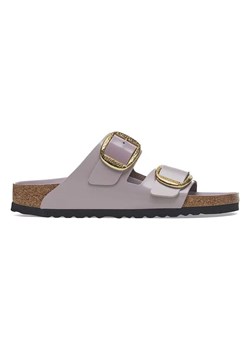 Birkenstock Skórzane klapki &quot;Arizona&quot; w kolorze fioletowym ze sklepu Limango Polska w kategorii Klapki damskie - zdjęcie 187548556