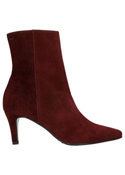 Wojas Bordowe Botki Damskie Na Niskim Obcasie ze sklepu Wojas w kategorii Botki - zdjęcie 187548895