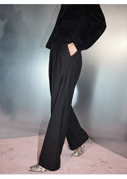 Mohito - Spodnie z dodatkiem wełny - czarny ze sklepu Mohito w kategorii Spodnie damskie - zdjęcie 187549235