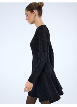 Mohito - Sukienka mini z metalizowaną nitką - czarny ze sklepu Mohito w kategorii Sukienki - zdjęcie 187549236