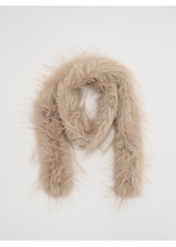 Reserved - Szalik ze sztucznego futerka - brązowy ze sklepu Reserved w kategorii Szaliki i chusty damskie - zdjęcie 187549416