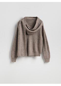 Reserved - Sweter z wełną - beżowy ze sklepu Reserved w kategorii Swetry damskie - zdjęcie 187549429