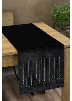 OBRUS ROYAL 3 35 X 220 CM CZARNY ze sklepu lenaodniemowlakadoszkolniaka.pl w kategorii Obrusy i bieżniki - zdjęcie 187549476