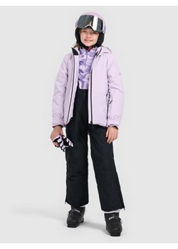 Dziewczęce spodnie narciarskie 4F 4FJRAW25TFTRF1243 - czarne ze sklepu Sportstylestory.com w kategorii Spodnie dziewczęce - zdjęcie 187549945