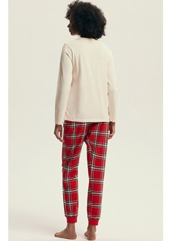 Henderson bawełniana piżama damska Dalisa 43717-01X, Kolor kremowo-czerwony, Rozmiar 2XL, Henderson ze sklepu Primodo w kategorii Piżamy damskie - zdjęcie 187552339