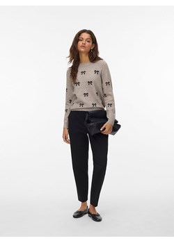 Vero Moda Sweter w kolorze beżowym ze sklepu Limango Polska w kategorii Swetry damskie - zdjęcie 187552475