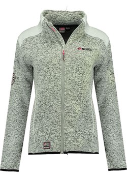 Geographical Norway Kurtka polarowa &quot;Tourbillone&quot; w kolorze szaro-białym ze sklepu Limango Polska w kategorii Kurtki damskie - zdjęcie 187552575