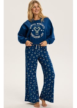 Esotiq świąteczna piżama damska Bloovii Berry 44002-59X, Kolor granatowy, Rozmiar L, BLOOVII ze sklepu Intymna w kategorii Piżamy damskie - zdjęcie 187552645