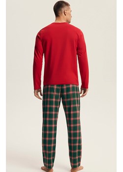 Henderson bawełniana piżama męska Nougat 43459-33X, Kolor czerwono-zielony, Rozmiar 2XL, Henderson ze sklepu Intymna w kategorii Piżamy męskie - zdjęcie 187552675